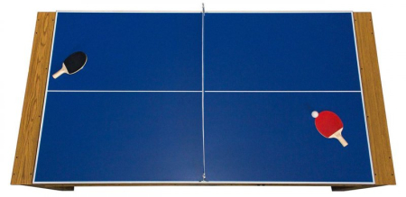 картинка Игровой стол - трансформер (бильярд, аэрохоккей, настольный теннис) "Twister" (дуб) от магазина Лазалка