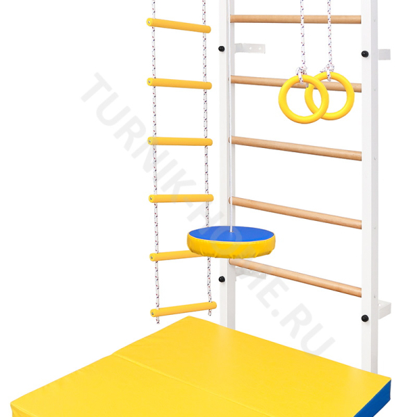 Шведская стенка Turnik Home M-1 с деревянными ступенями