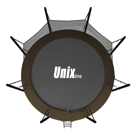 Батут UNIX line 10 ft Black&Brown (inside)