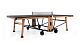 картинка Теннисный стол складной для помещений "RASSON PREMIUM T01 Indoor" (274 х 152,5 х 76 см, натуральный дуб) с сеткой от магазина Лазалка