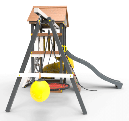 Детская площадка Пикник "Ультра А" с винтовой трубой 6.1