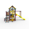 Детская площадка Пикник «Лила» Кракен Компакт с турником и шведской стенкой