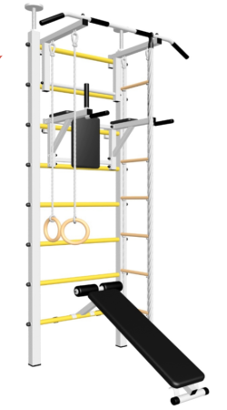 Шведская стенка Sv Sport враспор ТстБСД (высота 258-275 см) 706
