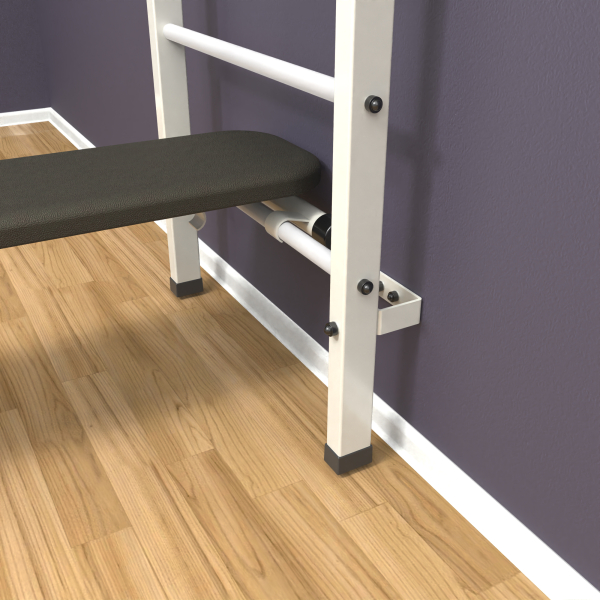 картинка Шведская стенка «LittleSport» White Pull-Up 3.0 белые ступени от магазина Лазалка