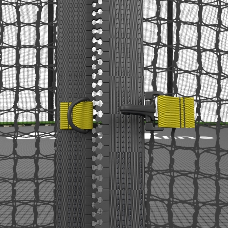 Батут с сеткой UNIX line Simple 10 ft (300 см) Color (Внешняя сеть)