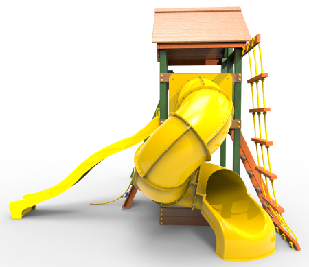 Детская площадка Пикник "Вега Д" с винтовой трубой