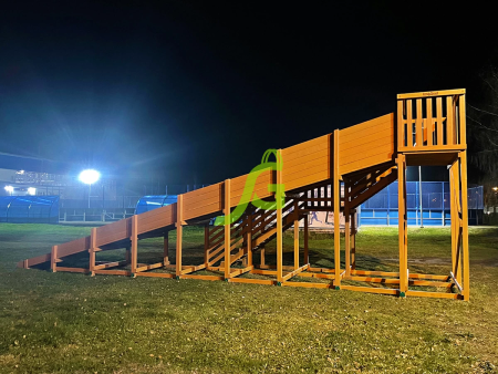 Зимняя горка "IgraGrad Snow Fox", скат 10м