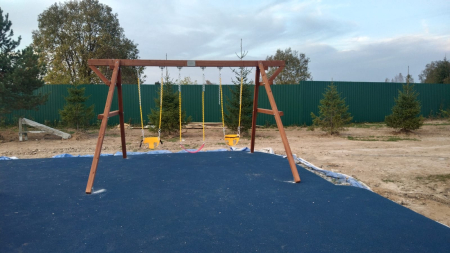 Качельная балка отдельно стоящая 2х позиционная (Free-standing swing beam) Rainbow