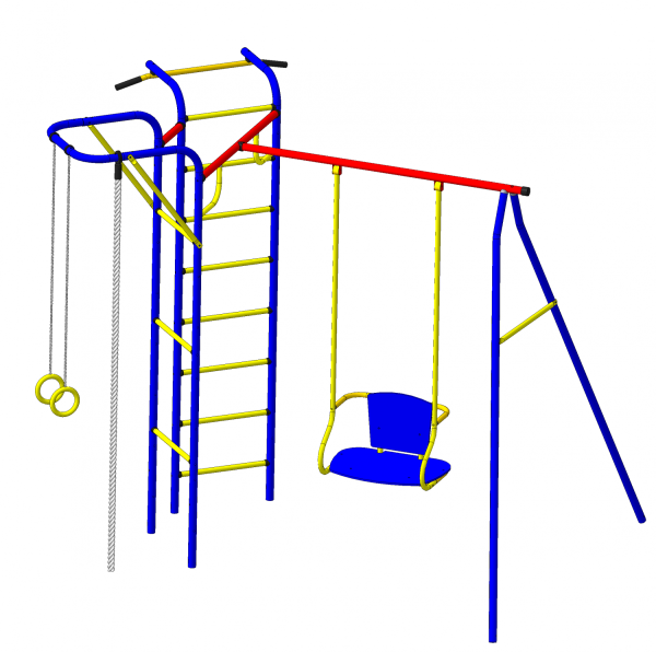 Детский спортивный комплекс для дачи Пионер "Орленок" (ТК2 пластик)