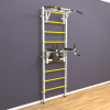 Шведская стенка «LittleSport» White Pull-Up 2.0 желтые ступени