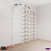 Шведская стенка Sv Sport 5110 (Турник стандарт/Лестница/Канатный лаз) арт. 5110
